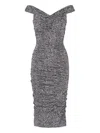 Dolce & Gabbana Silk Midi Dress In Black