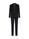 Dolce & Gabbana 3-piece Virgin Wool And Silk Suit In Black