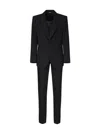 Dolce & Gabbana Two-piece Stretch Wool Suit In Black