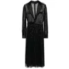 Dolce & Gabbana Sequin-embellished Midi Dress In Black