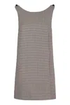 Dolce & Gabbana Virgin Wool Dress In Grey