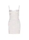 Dolce & Gabbana Knee Length Dress Adjustable Straps In White