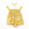 Dolce & Gabbana Baby Majolica Cotton Poplin Dress With Bloomers In White