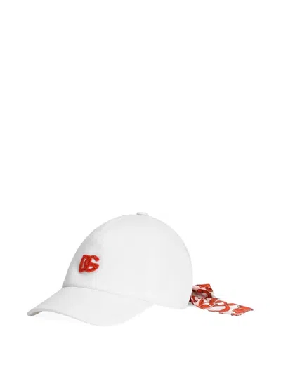 Dolce & Gabbana Kids' Drill Baseball Cap In Gray