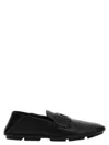 Dolce & Gabbana Leather Loafers With Round Toe And Textured Finish