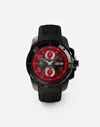 Dolce & Gabbana Ds5 Watch In Steel With Pvd Coating Black Male Onesize In Black