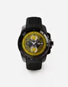 Dolce & Gabbana Ds5 Watch In Steel With Pvd Coating Black Male Onesize In Black