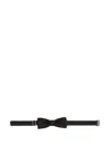 Dolce & Gabbana Silk-blend Bow Tie In Black