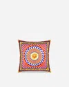 Dolce & Gabbana Duchesse Cotton Cushion Small Multicolor Unisex Onesize In Multicolor