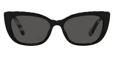 Pre-owned Dolce & Gabbana Dx4427 Sunglasses Black On Zebra / Dark Gray 100% Authentic