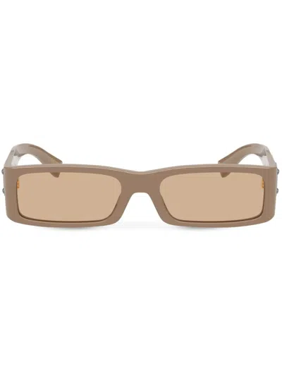 Dolce & Gabbana E-edition Sunglasses In Brown