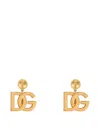 Dolce & Gabbana Clip-on Earrings With Dg Logo In Golden
