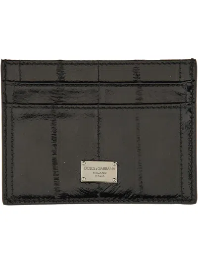 Dolce & Gabbana Mini Italian Wallet For Men In Black