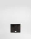 Dolce & Gabbana Eel Skin Wallet In Black