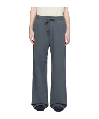 Dolce & Gabbana Elastic Drawstring Sweatpants In Gray