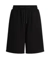 Dolce & Gabbana Drawstring Track Shorts In Black