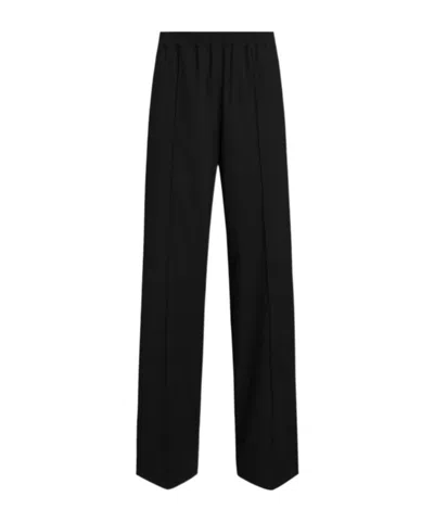 Dolce & Gabbana Elastic Waist Casual Pants In ブラック