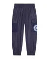 Dolce & Gabbana Technical Cargo Sweatpants In Blue
