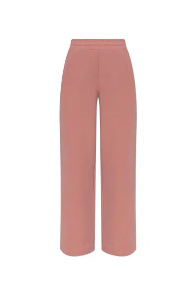 Dolce & Gabbana Elastic Waist Casual Pants In Pink