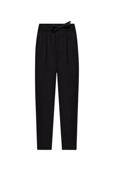 Dolce & Gabbana Elastic Waist Jogging Pants In Black