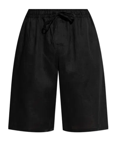 DOLCE & GABBANA DOLCE  GABBANA LOGO EMBROIDERED DRAWSTRING SHORTS