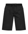 Dolce & Gabbana Elastic Waist Shorts In Black