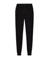 Dolce & Gabbana Monogram-embossed Cotton Track Pants In Black