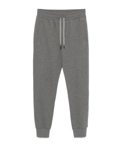 Dolce & Gabbana Elastic Waist Sweatpants In Gray