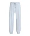 Dolce & Gabbana Drawstring Logo Track Pants In Blue