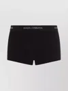 Dolce & Gabbana Elastic Waistband Underwear For Comfort In Black