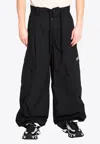 Dolce & Gabbana Elasticated Cargo Pants In Black