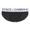 DOLCE & GABBANA ELASTICATED LOGO WAIST BRIEFS