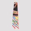 Dolce & Gabbana Patterned Silk Scarf In Multi