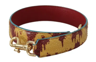 Dolce & Gabbana Elegant Ayers Leather Bag Women's Strap