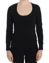 Dolce & Gabbana Black Cashmere Crewneck Sweater Pullover In Black