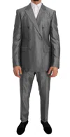 Dolce & Gabbana Elegant Double-breasted Men's Suit In Black