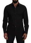 Dolce & Gabbana Elegant Black Formal Cotton Shirt