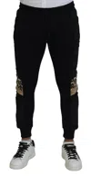Dolce & Gabbana Elegant Black Jogger Pants For The Modern Man