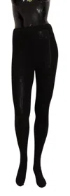 Dolce & Gabbana Gray Cashmere Tights Stocking Pantyhose Socks