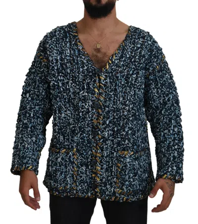 Dolce & Gabbana Button Cardigan Fatto A Mano Sweater In Black