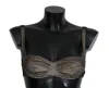 Dolce & Gabbana Elegant Brown Stretch Bra Womens Underwear