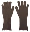 Dolce & Gabbana Gray Cashmere Knitted Hands Mitten S Gloves