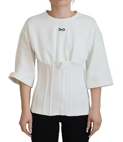 Pre-owned Dolce & Gabbana Elegant Corset Top T-shirt Blouse