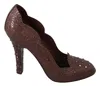 Dolce & Gabbana Elegant Crystal-embellished Cinderella Pumps