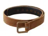Dolce & Gabbana Elegant Engraved Buckle Leather Women's Belt