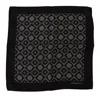Dolce & Gabbana Elegant Geometric Silk Square Scarf In Black