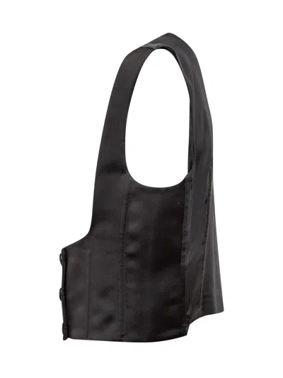 Dolce & Gabbana Elegant Gilet For Fall/winter 2025 In Nero