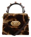 Dolce & Gabbana Welcome Giraffe Crossbody In Brown