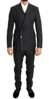 Dolce & Gabbana Black Double Breasted Coat Blazer Jacket