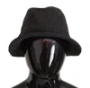 Shop Dolce & Gabbana Elegant Gray Trilby Hat In Wool And Cashmere